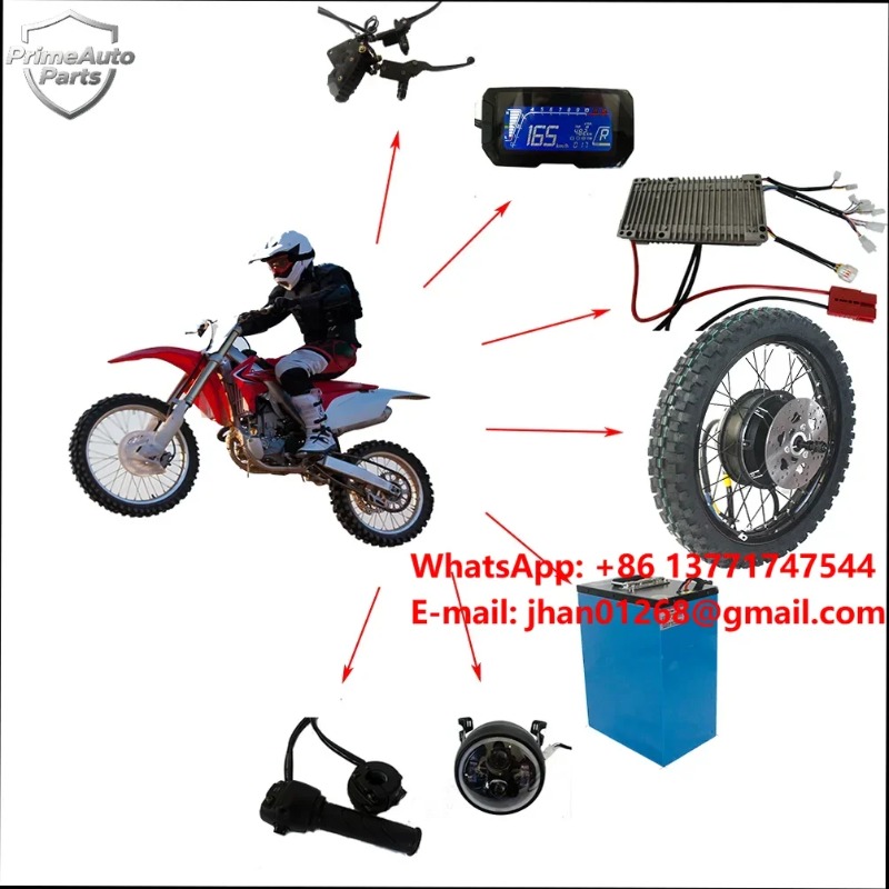 12000W Electric Motorcycle Hub Motor - 새로운 전기 변환 키트 72V 12000W